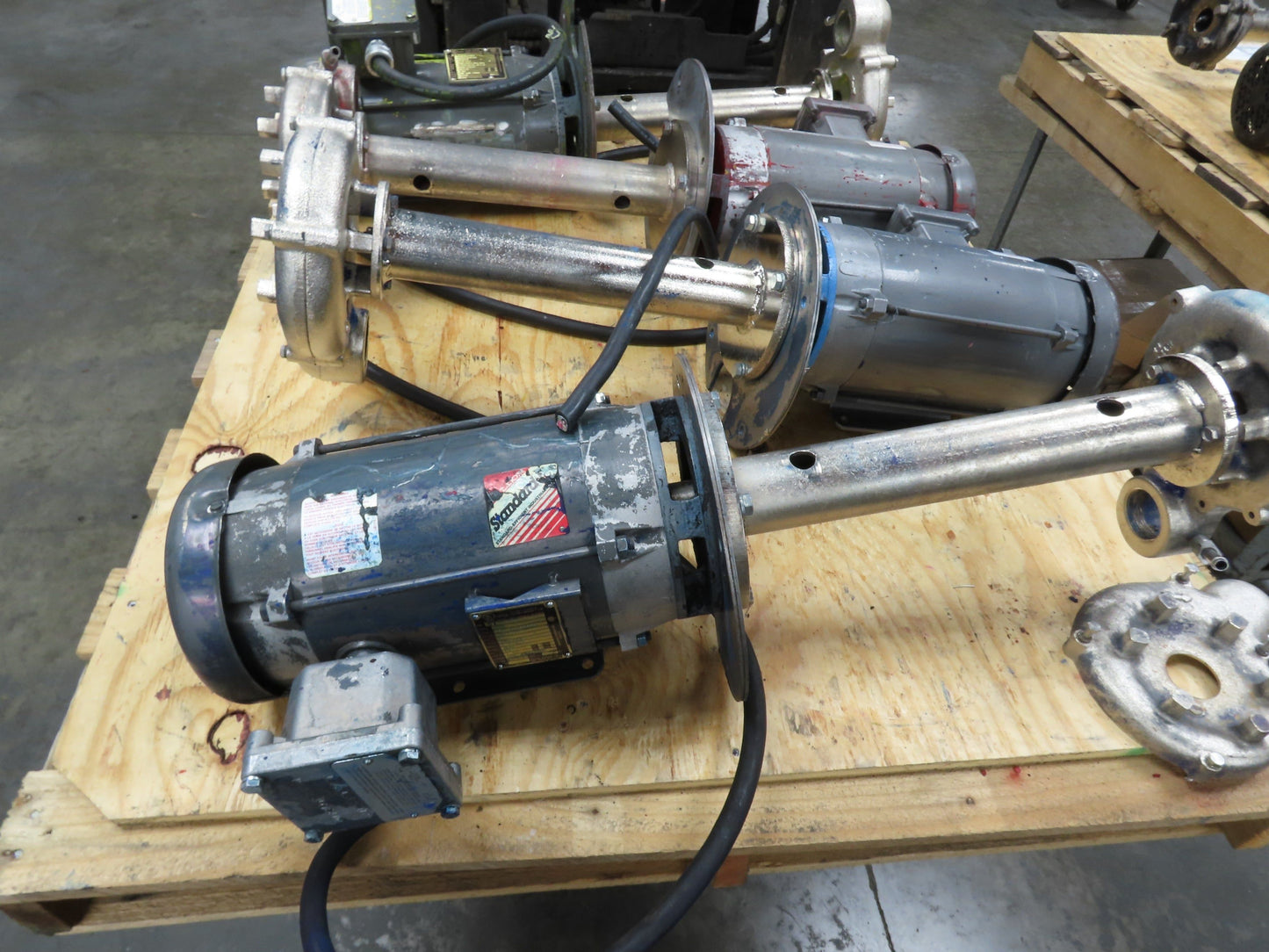 Graymills Superflo Agitator 1.5" Vertical Immersion Pump 2Hp 460V 3PH CM7037T