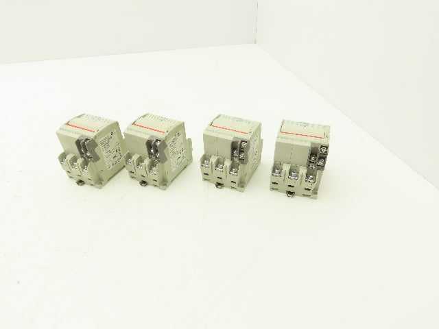 Fuji Electric CP33FM/15W CP33FS/20W AC Circuit Breakers 15/20A 3-Pole Lot of 4