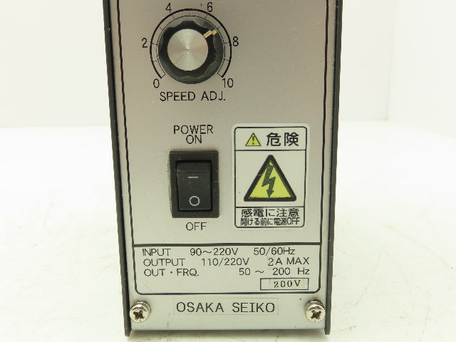Osaka Seiko CVFN-3M Variable Frequency Drive VFD 110/220VAC 2A 50-200Hz Output