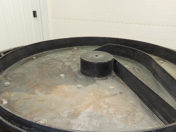 Vibratory Deburring Shaker Small Parts Polishing Tumbler 58" Bowl Sand Media