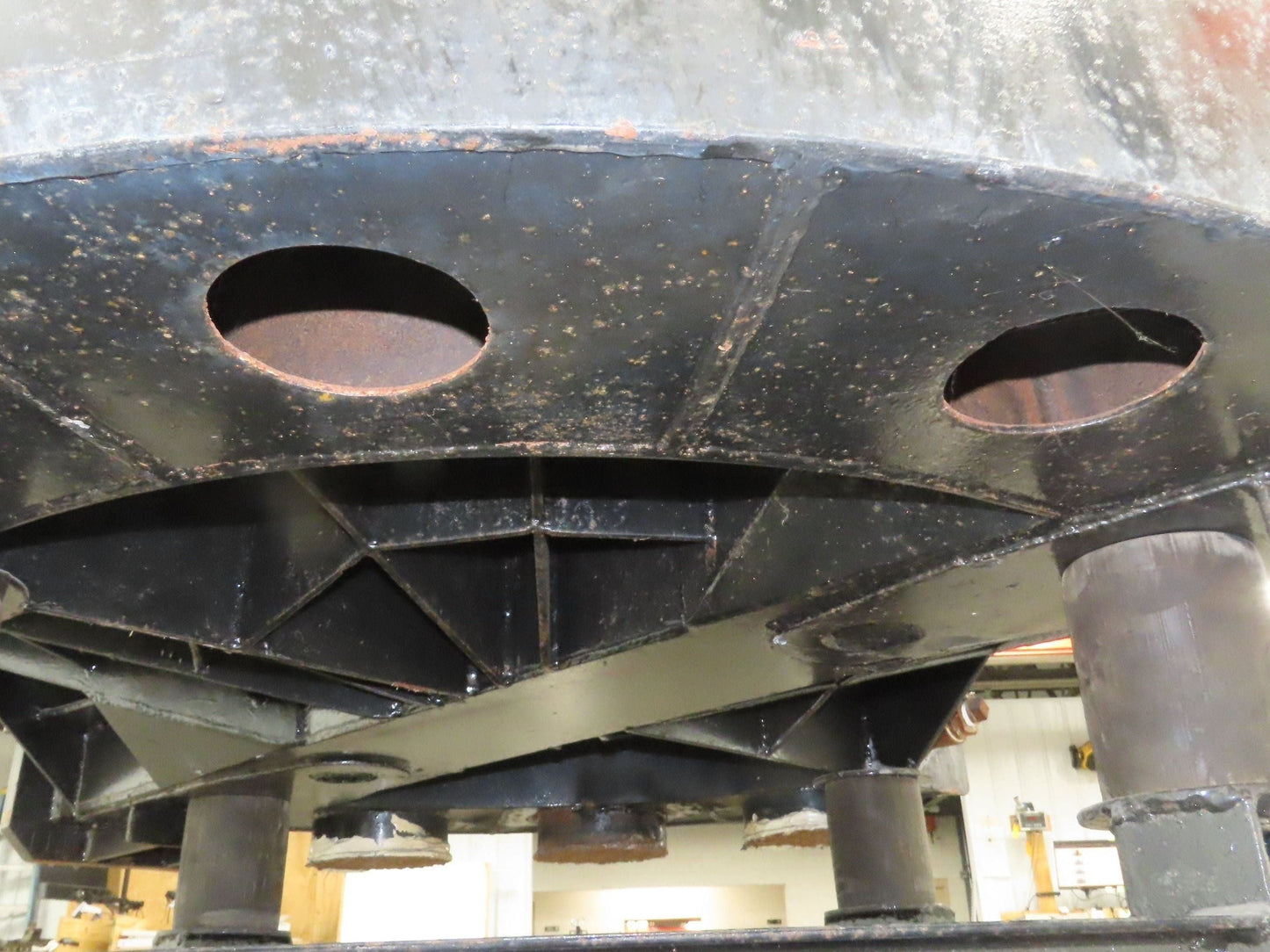 Vibratory Deburring Shaker Small Parts Polishing Tumbler 58" Bowl Sand Media