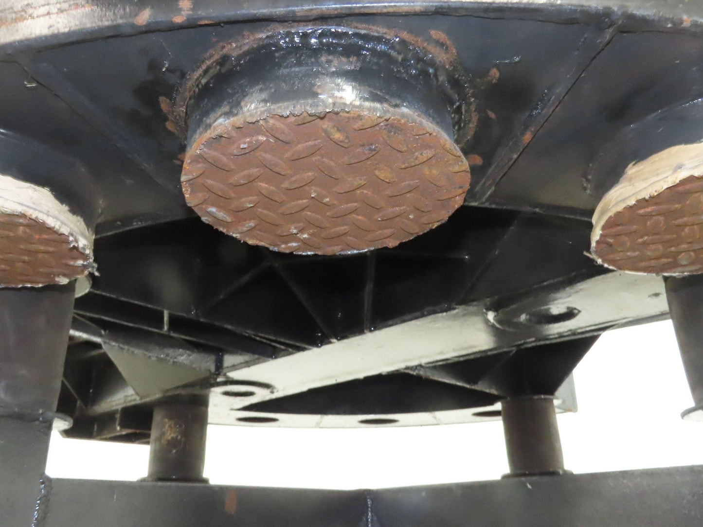 Vibratory Deburring Shaker Small Parts Polishing Tumbler 58" Bowl Sand Media