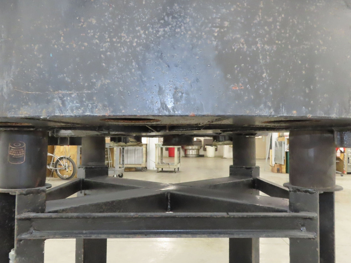 Vibratory Deburring Shaker Small Parts Polishing Tumbler 58" Bowl Sand Media