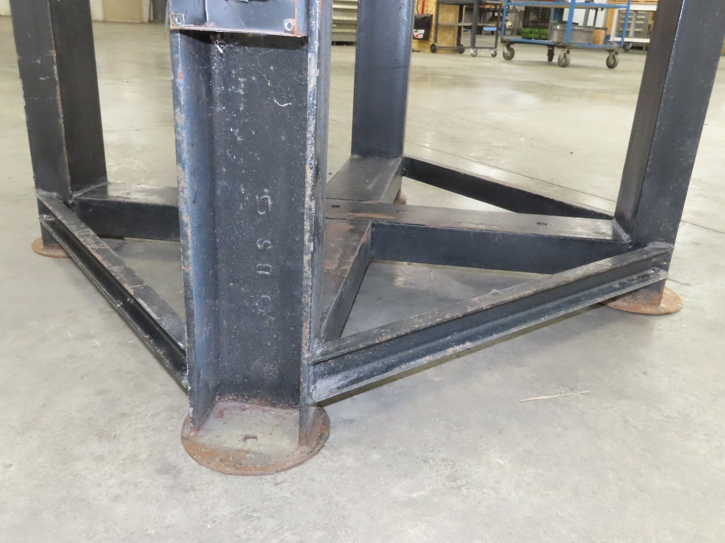 Vibratory Deburring Shaker Small Parts Polishing Tumbler 58" Bowl Sand Media