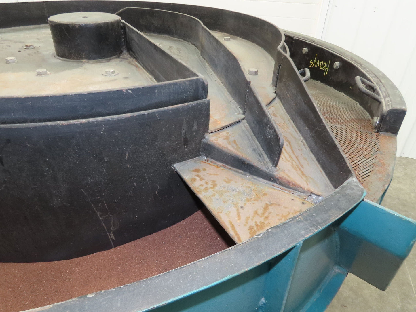 Vibratory Deburring Shaker Small Parts Polishing Tumbler 58" Bowl Sand Media