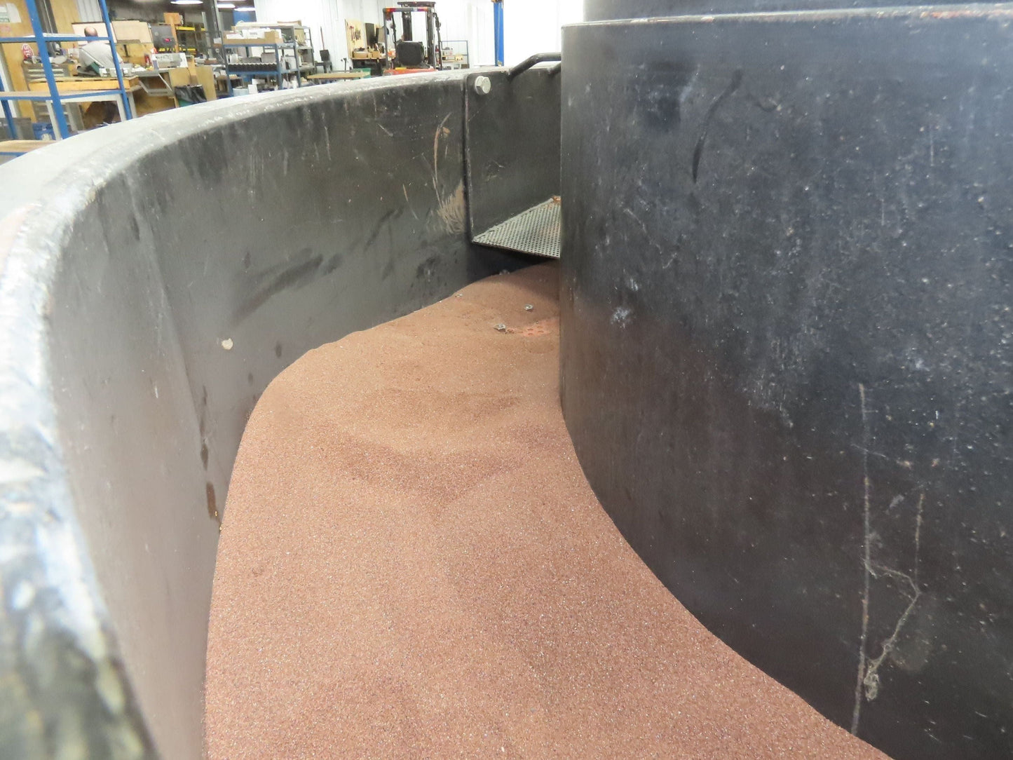 Vibratory Deburring Shaker Small Parts Polishing Tumbler 58" Bowl Sand Media