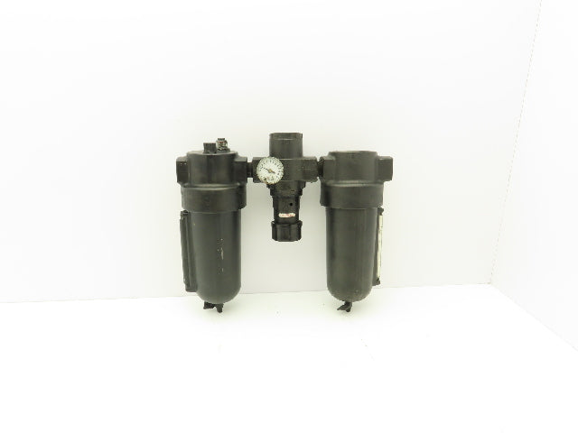 Dayton 4ZM09 Compressed Air Line Filter Regulator Lubricator Combo 3/4"npt