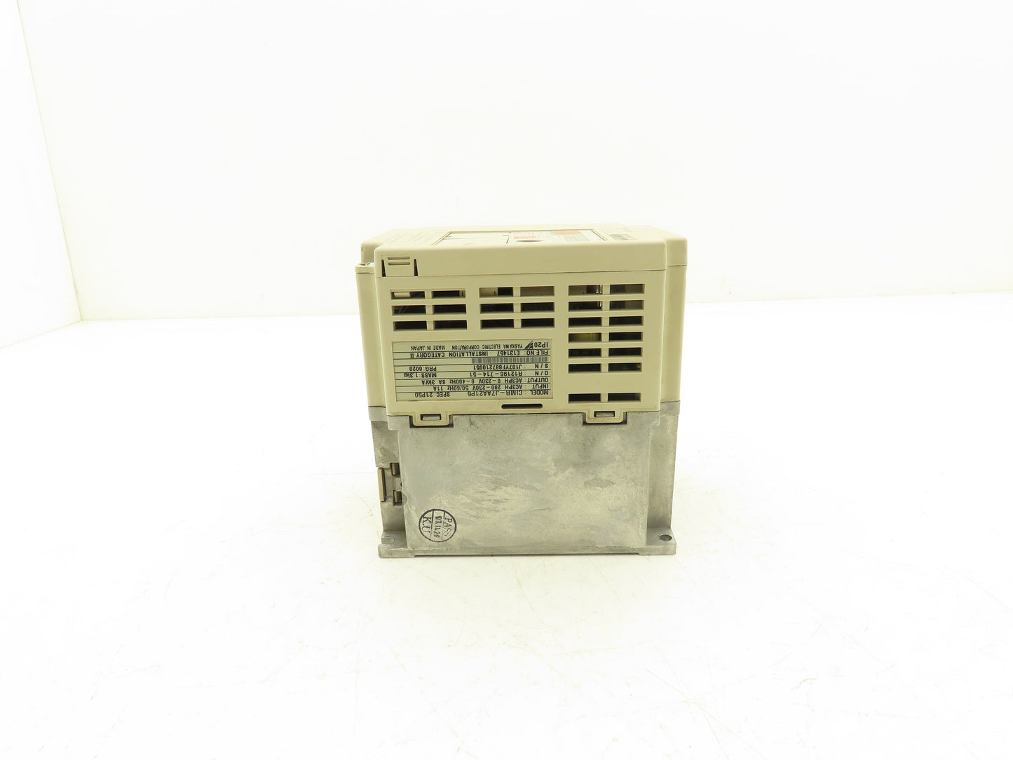 Yaskawa CIMR-J7AA21P5 Variable Frequency AC Drive 230VAC 3PH 400Hz 1.5kW *READ*