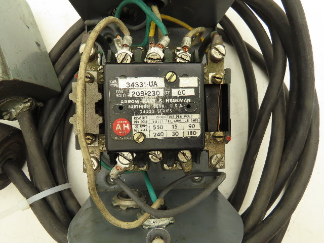 Allen Bradley Arrow Hart 800-2SC Elevator Controls Up Down Buttons 230V
