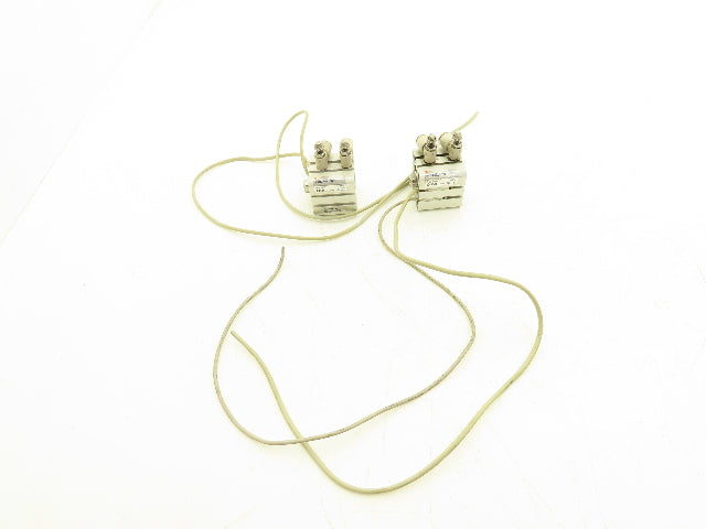 SMC CDQSB25-5D-M9BVLS Pneumatic Air Cylinder 25mm Bore 5mm Stroke 145PSI Lot of2