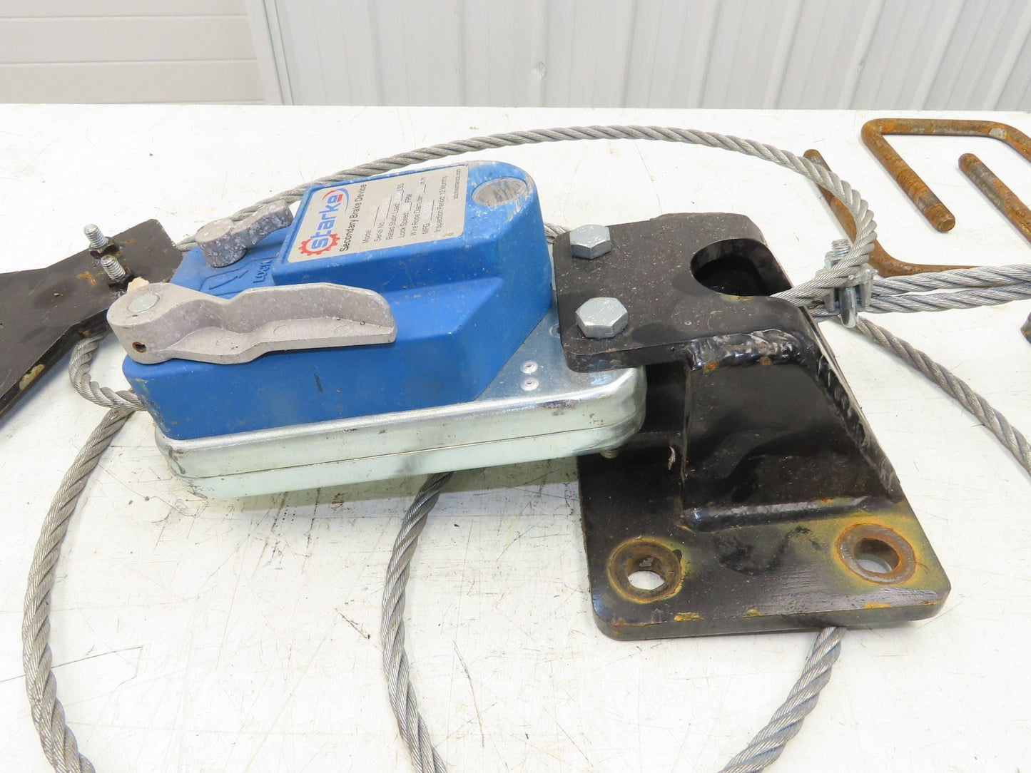 Starke S2KLAS Overspeed Secondary Brake Device 2204lb 100FPM Scaffold Protection