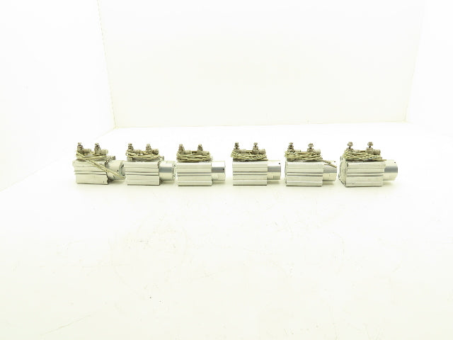 SMC RSDQB40-20DK-M9BVL Pneumatic Air Cylinder 40mm Bore 20mm Stroke Lot of 6