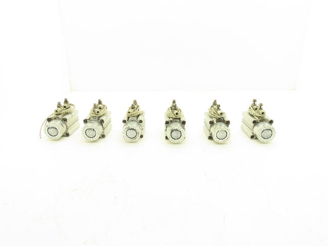 SMC RSDQB40-20DK-M9BVL Pneumatic Air Cylinder 40mm Bore 20mm Stroke Lot of 6