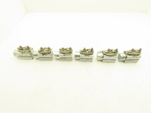 SMC RSDQB40-20DK-M9BVL Pneumatic Air Cylinder 40mm Bore 20mm Stroke Lot of 6