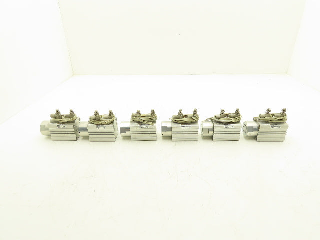SMC RSDQB40-20DK-M9BVL Pneumatic Air Cylinder 40mm Bore 20mm Stroke Lot of 6