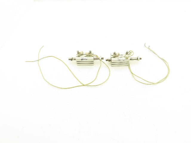 SMC CDQSWB25-30DM-M9BL Pneumatic Air Cylinder Double End 5mm Stroke Lot of 2