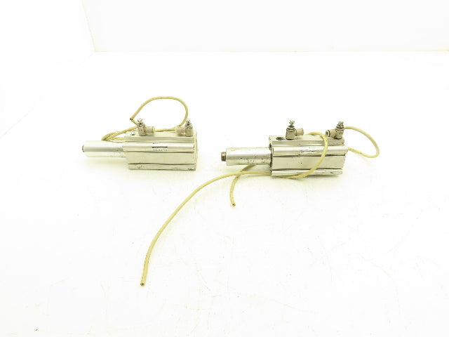 SMC MKB40-50LZ Rotary Clamp Air Cylinder 40mm Bore 50mm Stroke 145 PSI Lot of 2