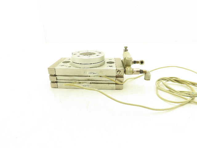 SMC MSQB50H5 Pneumatic Rotary Actuator Table Air Cylinder 180° Rotation *Read*