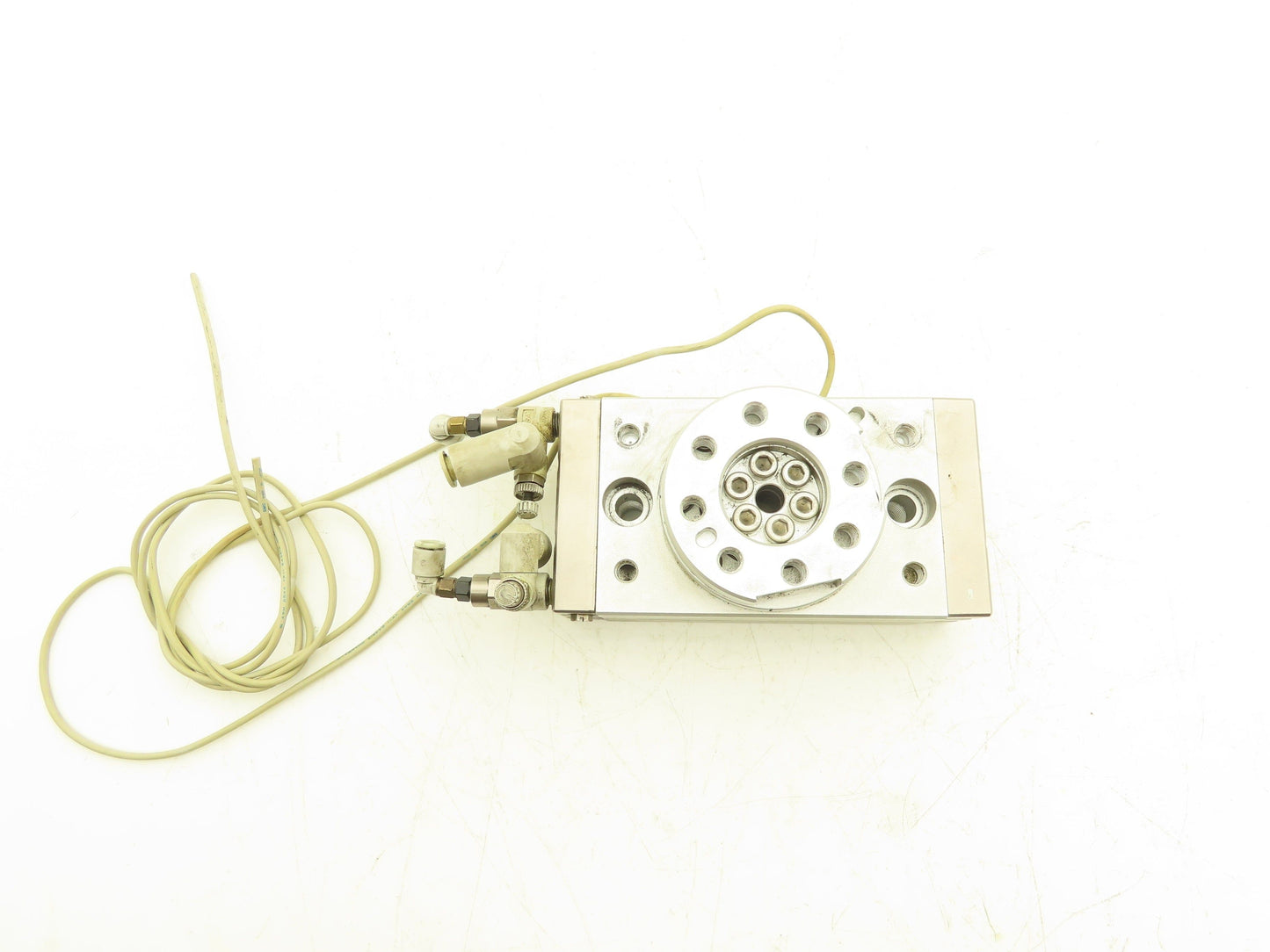 SMC MSQB50H5 Pneumatic Rotary Actuator Table Air Cylinder 180° Rotation *Read*