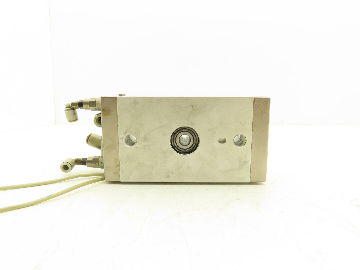 SMC MSQB50H5 Pneumatic Rotary Actuator Table Air Cylinder 180° Rotation *Read*