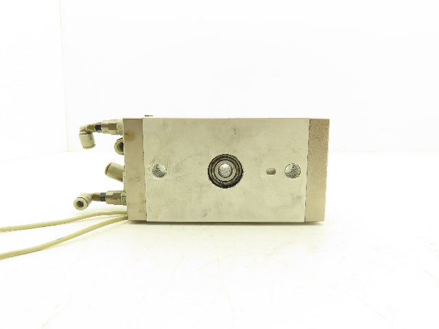 SMC MSQB50H5 Pneumatic Rotary Actuator Table Air Cylinder 180° Rotation *Read*