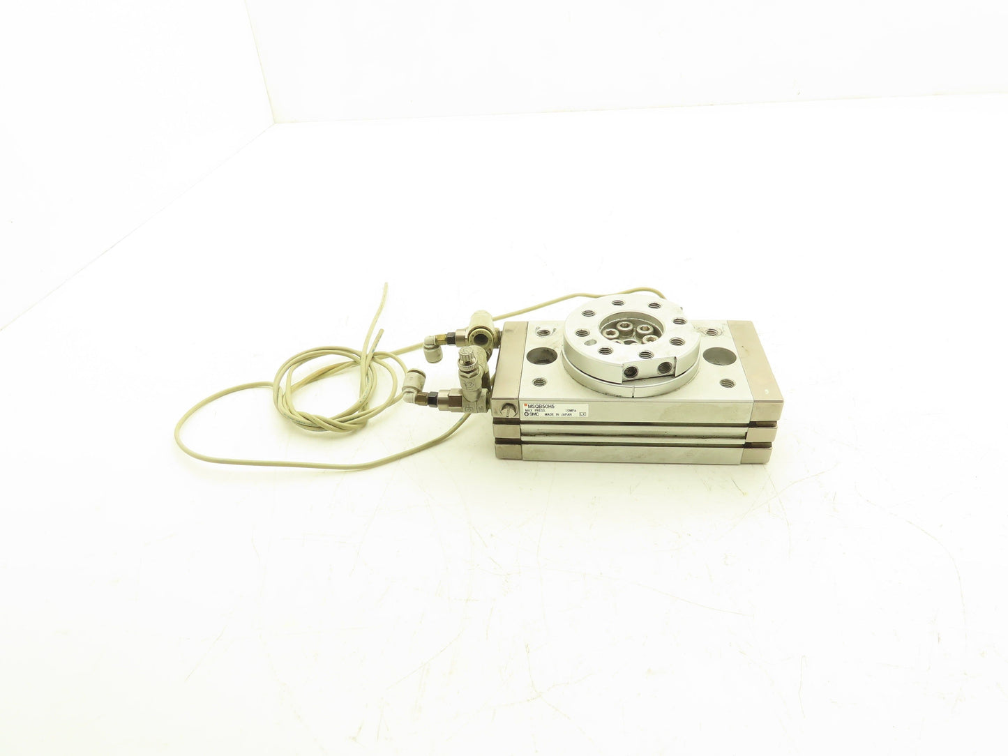SMC MSQB50H5 Pneumatic Rotary Actuator Table Air Cylinder 180° Rotation *Read*