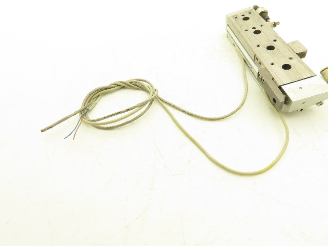 SMC MXQ12-75BSR Pneumatic Air Slide Table Cylinder End Lock 12mm x 75mm Stroke