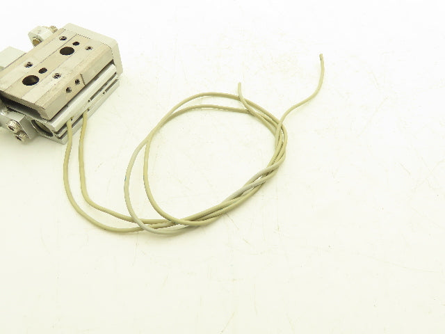 SMC MXQ16L-20A Pneumatic Air Slide Table Cylinder w/Stops 16mm Bore 20mm Stroke