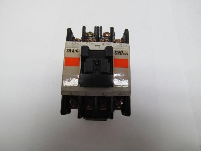 Fuji Electric SH-4/G 4GH440 4Pole 4-N.O. Contactor 24VDC Coil 6A@120V