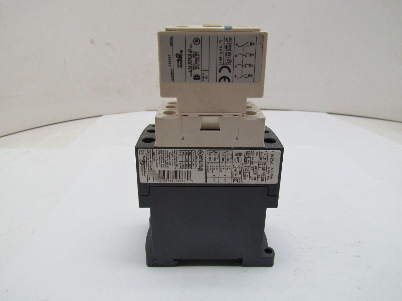Telemecanique LC1D09REQ3826G15 Contactor 25A 24VDC Coil