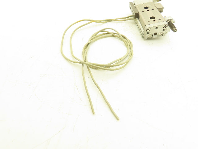 SMC MXQ12L-30BSR Pneumatic Air Slide Table Cylinder End Lock 12mm x 30mm Stroke