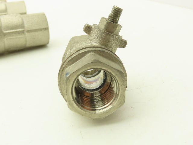 PN65 MS58 1/2" NPT Quarter 1/4 Turn Ball Valve No Handle Lot of 14