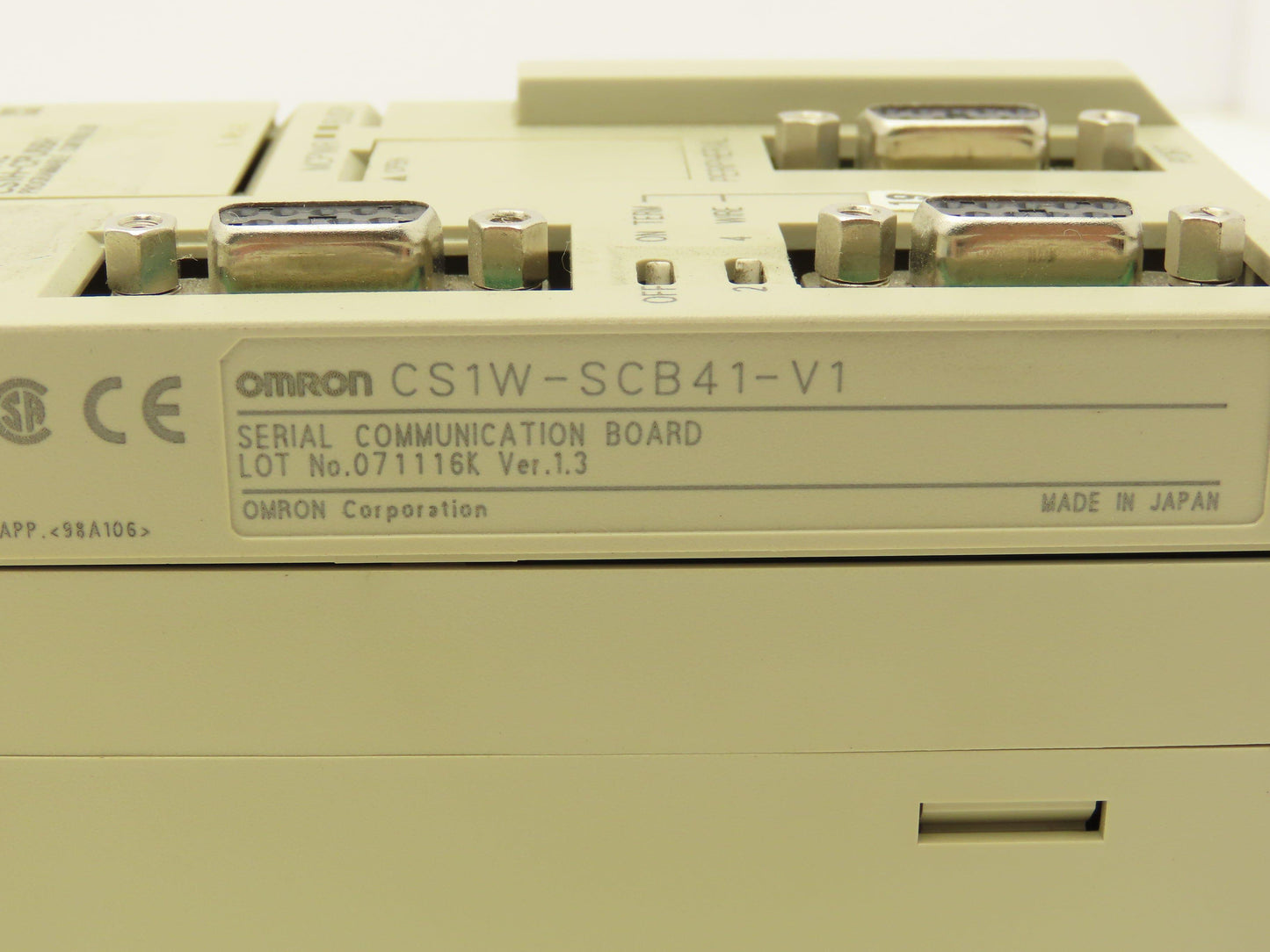 Omron CS1H-CPU66H Programmable Controller CPU Unit Version 4.0