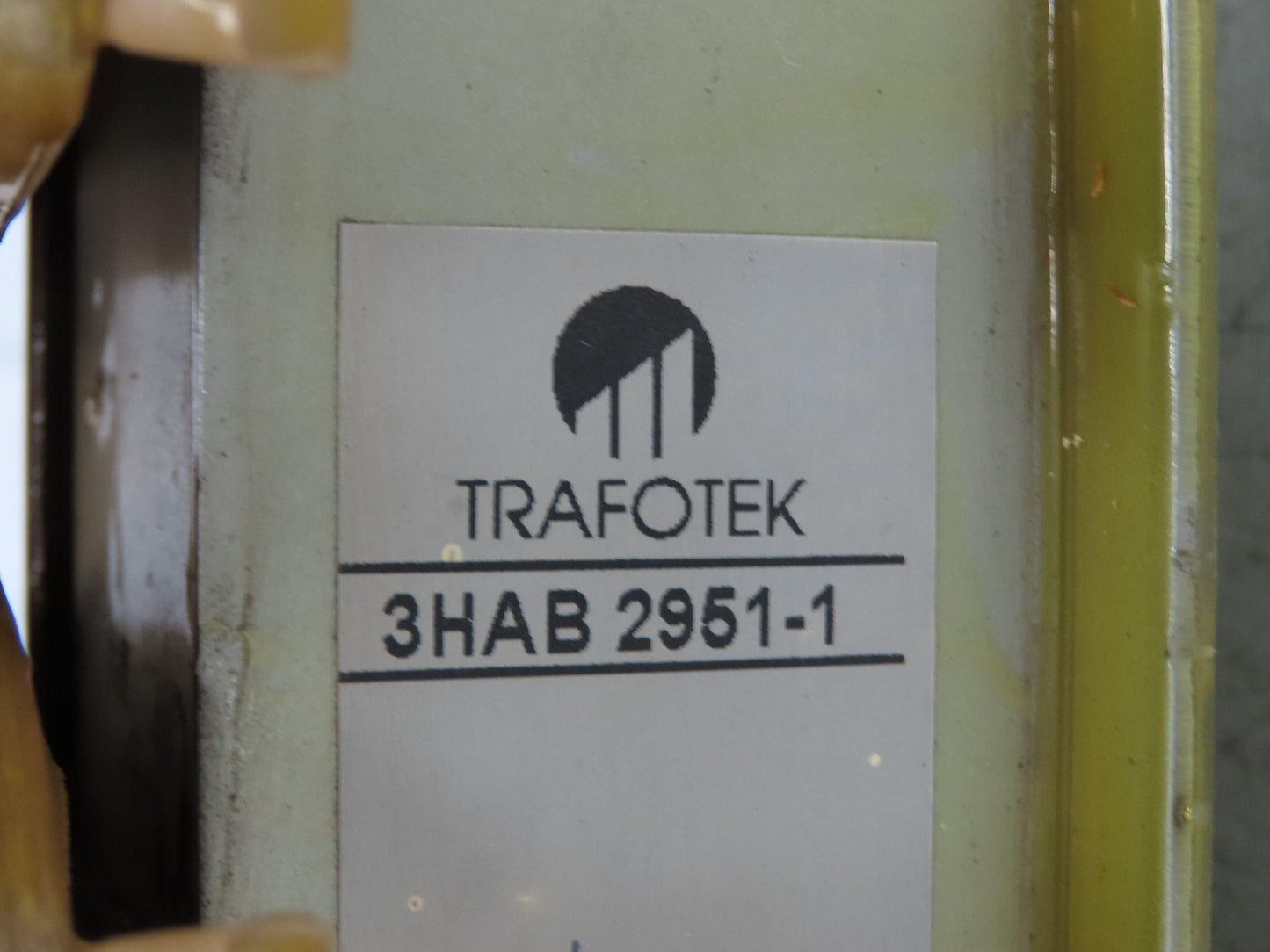 ABB 3HAB 2951-1 Transformer 2.5kVA 3PH 480-600V Input 67/110/230/246V Output