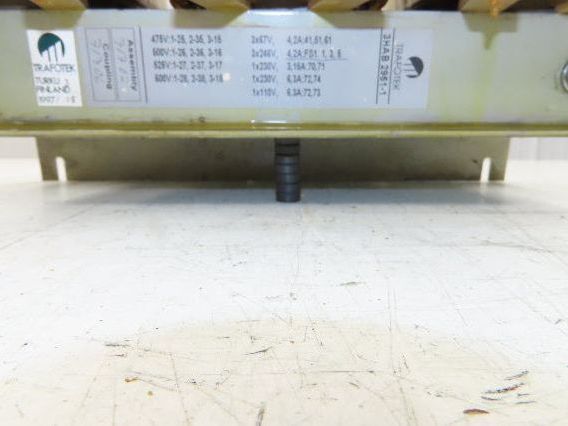 ABB 3HAB 2951-1 Transformer 2.5kVA 3PH 480-600V Input 67/110/230/246V Output