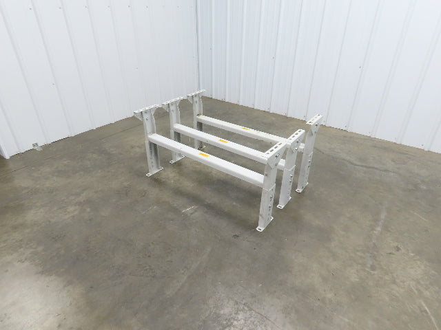Hytrol MS-4 Conveyor Leg Floor Support 40"W Adj Height 15-5/8-21-5/8" Lot of 3
