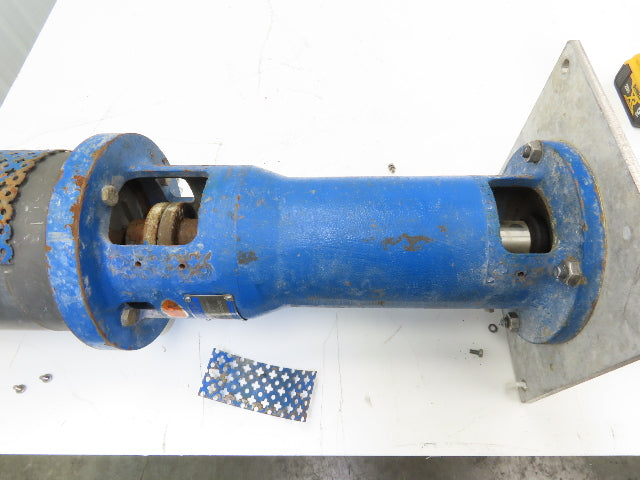 Sanwa VM 25 Stainless Centrifugal Pump 1" Flanged 2Hp 460V 13 GPM Ext Shaft
