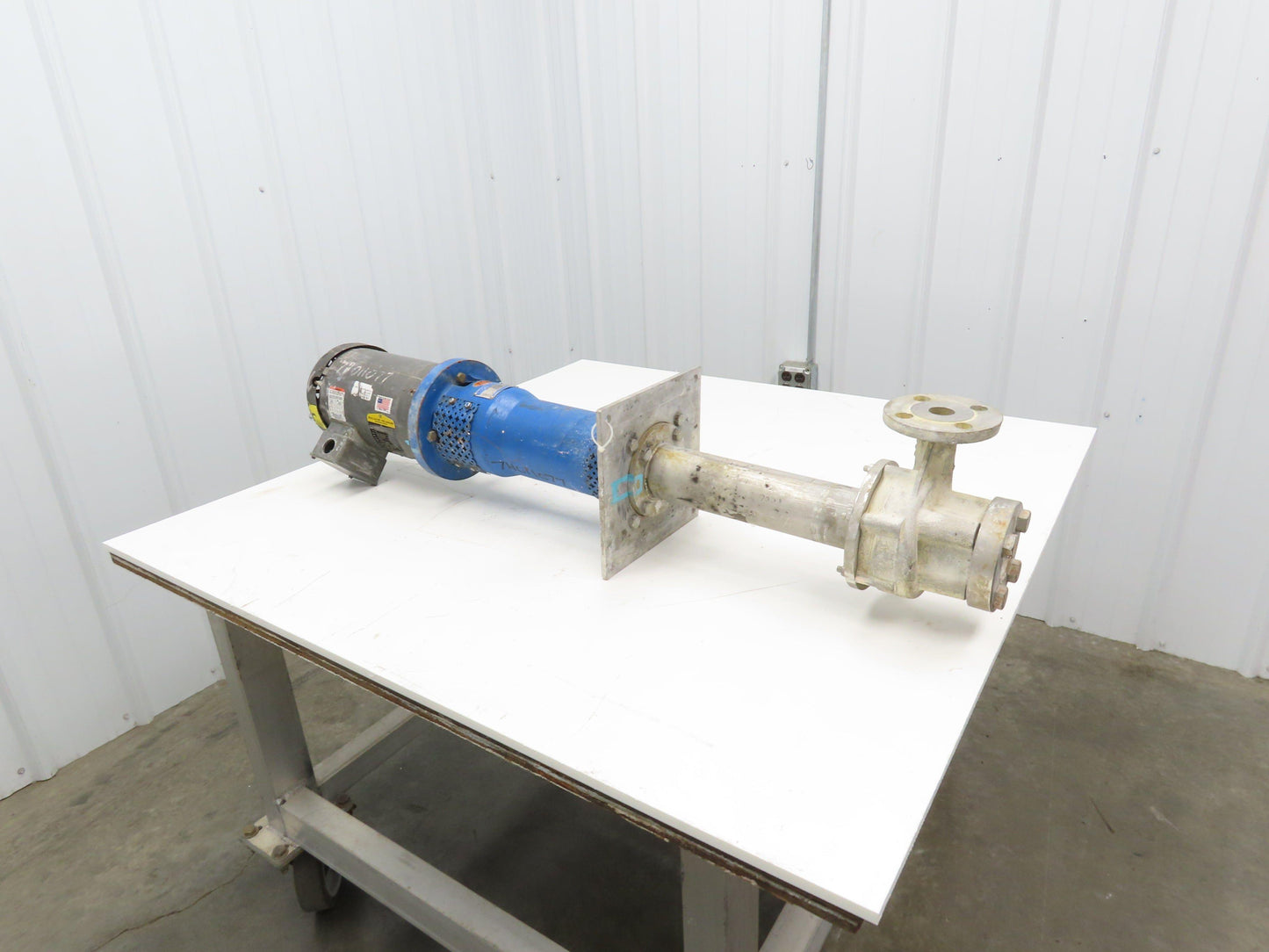 Sanwa VM 25 Stainless Centrifugal Pump 1" Flanged 2Hp 460V 13 GPM Ext Shaft