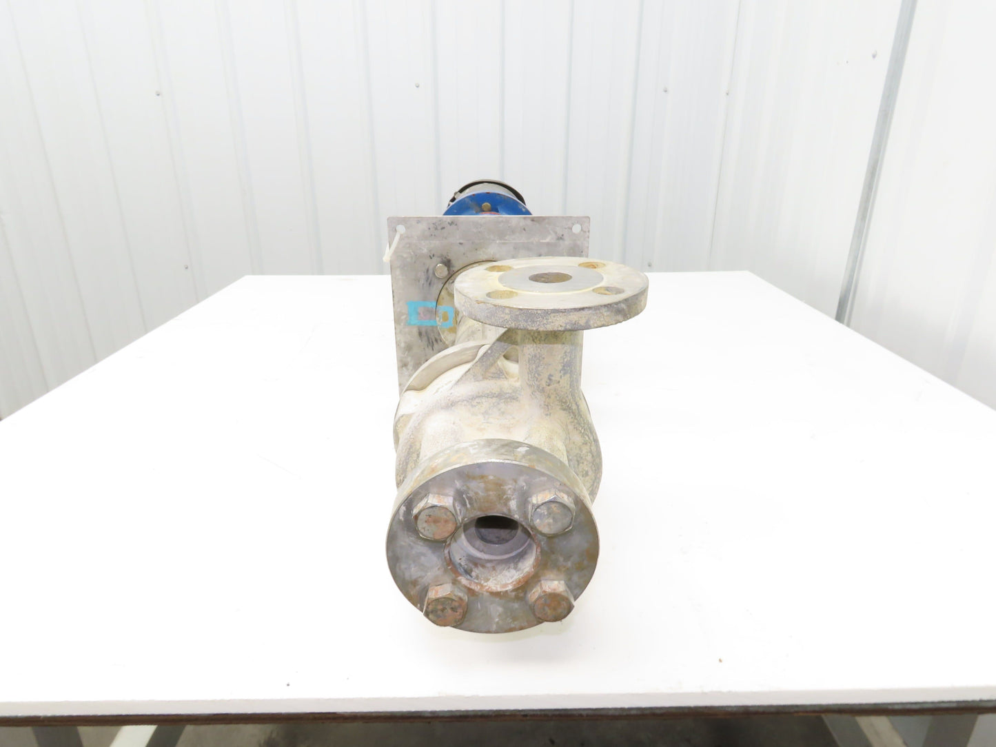 Sanwa VM 25 Stainless Centrifugal Pump 1" Flanged 2Hp 460V 13 GPM Ext Shaft