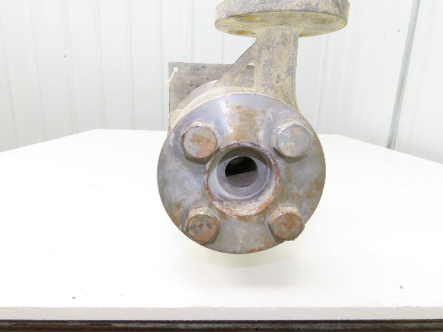 Sanwa VM 25 Stainless Centrifugal Pump 1" Flanged 2Hp 460V 13 GPM Ext Shaft