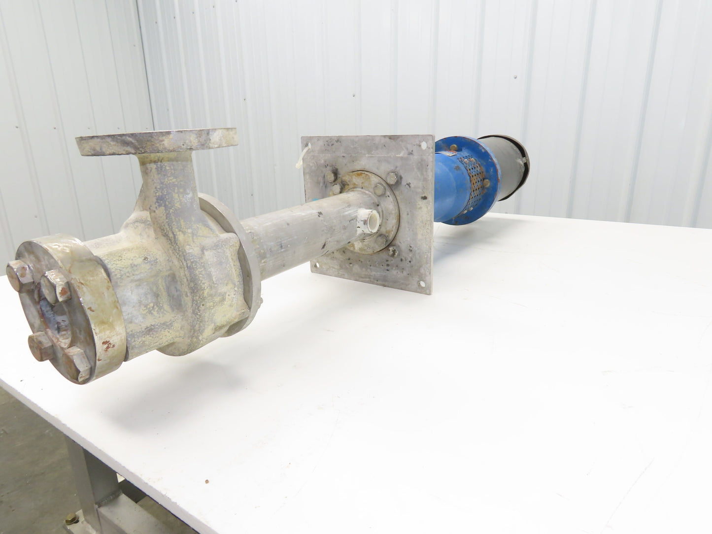 Sanwa VM 25 Stainless Centrifugal Pump 1" Flanged 2Hp 460V 13 GPM Ext Shaft