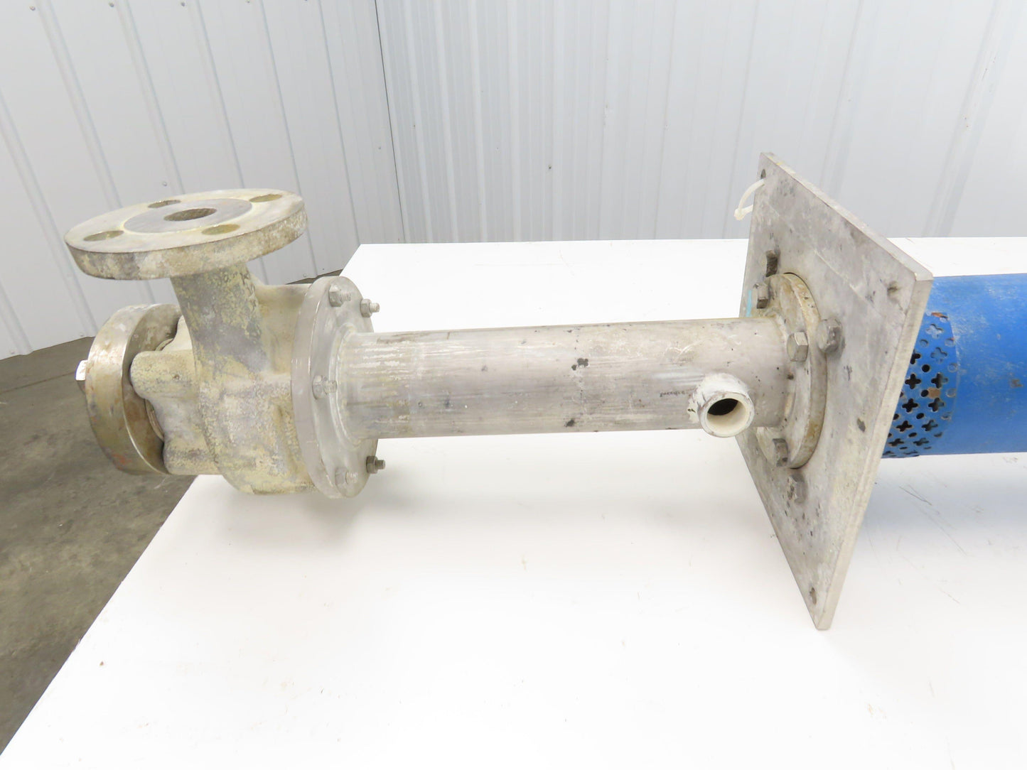 Sanwa VM 25 Stainless Centrifugal Pump 1" Flanged 2Hp 460V 13 GPM Ext Shaft