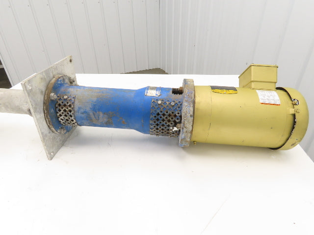 Sanwa VM 25 Stainless Centrifugal Pump 1" Flanged 2Hp 460V 13 GPM Ext Shaft