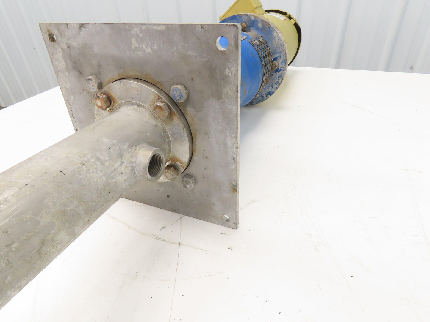 Sanwa VM 25 Stainless Centrifugal Pump 1" Flanged 2Hp 460V 13 GPM Ext Shaft