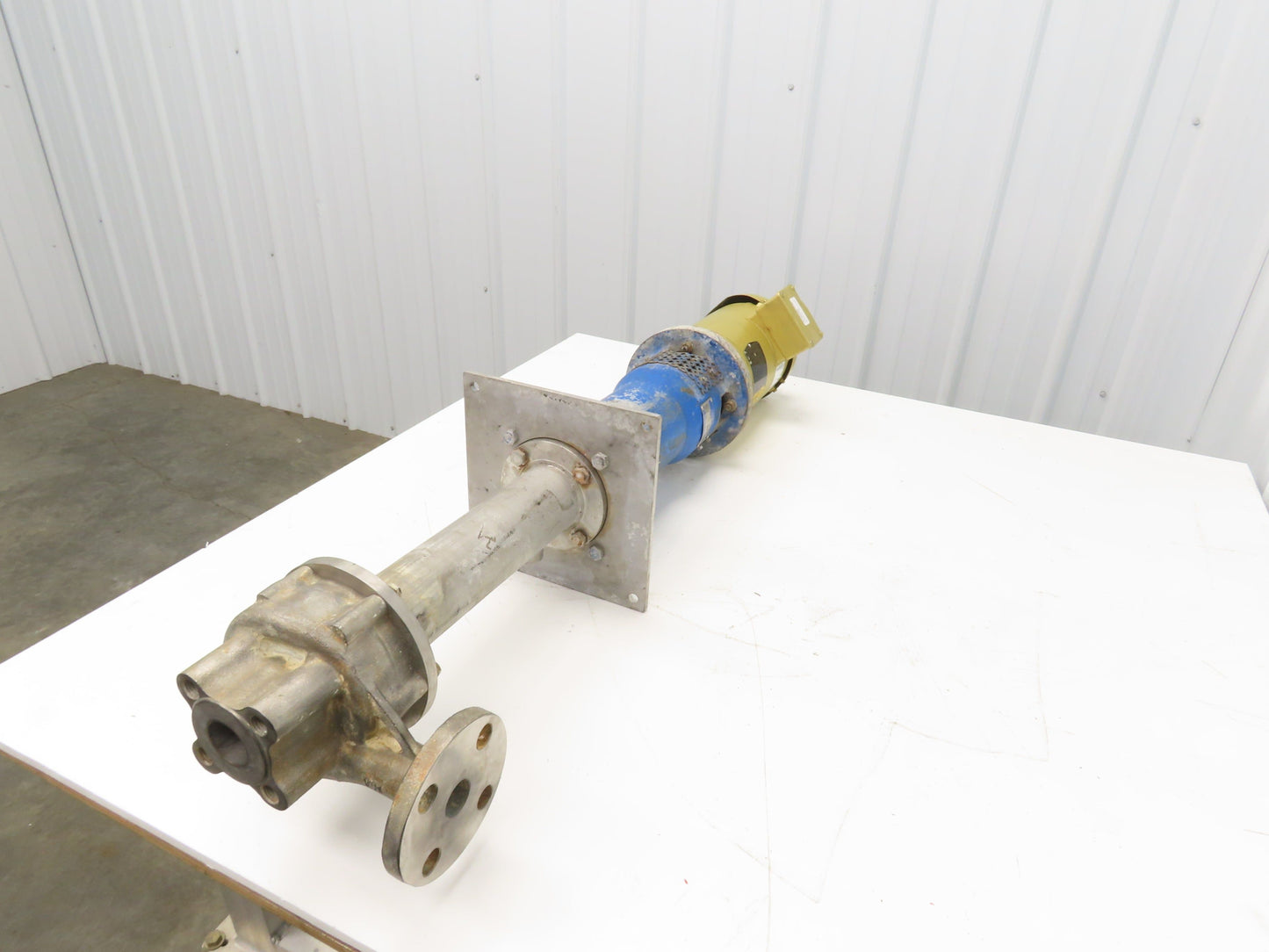 Sanwa VM 25 Stainless Centrifugal Pump 1" Flanged 2Hp 460V 13 GPM Ext Shaft