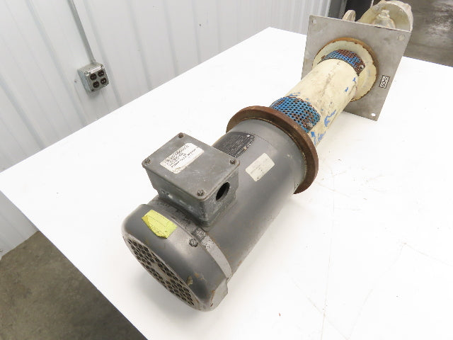 Sanwa VM-2542 Stainless Centrifugal Pump 1" Flanged 2Hp 460V 13 GPM Ext Shaft