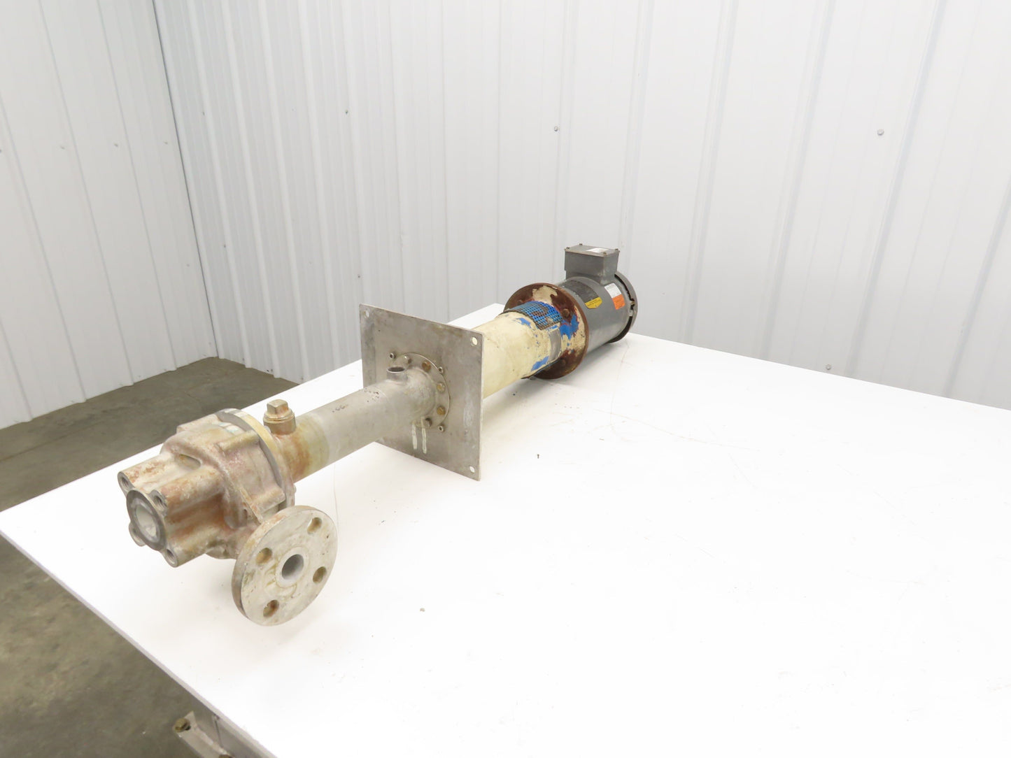Sanwa VM-2542 Stainless Centrifugal Pump 1" Flanged 2Hp 460V 13 GPM Ext Shaft