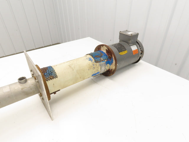 Sanwa VM-2542 Stainless Centrifugal Pump 1" Flanged 2Hp 460V 13 GPM Ext Shaft