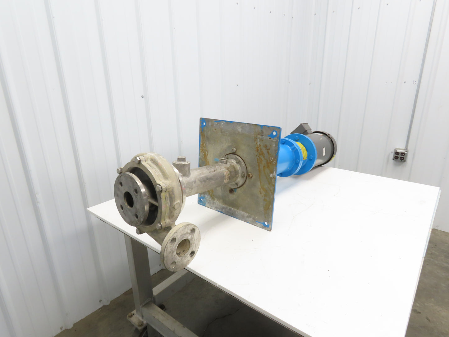 Sanwa Type VM Stainless Centrifugal Pump 1.5x2" Flanged 5Hp 3450 RPM 460V 3PH