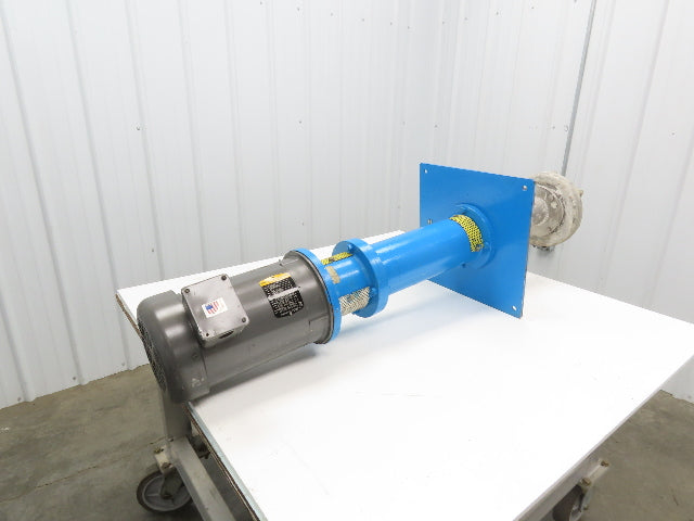 Sanwa Type VM Stainless Centrifugal Pump 1.5x2" Flanged 5Hp 3450 RPM 460V 3PH